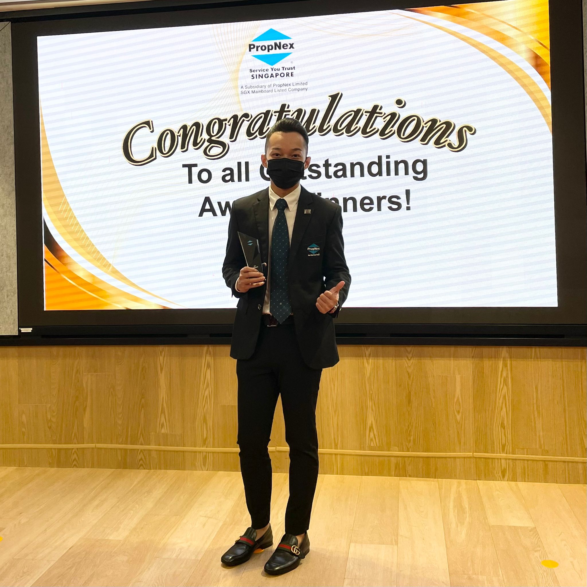 Nigel Kong award ceremony